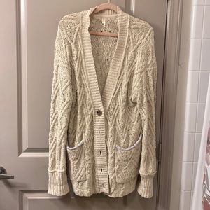 Free People Montana Cable Cardigan
